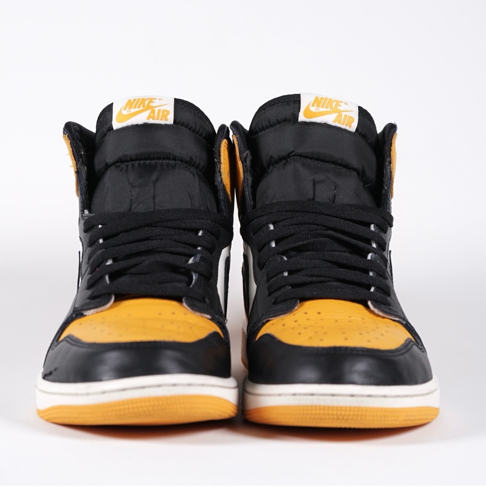 Air Jordan 1 “Taxi’s“ Retro High OG Yellow Toe  Mens Size 13 - Picture 5 of 9